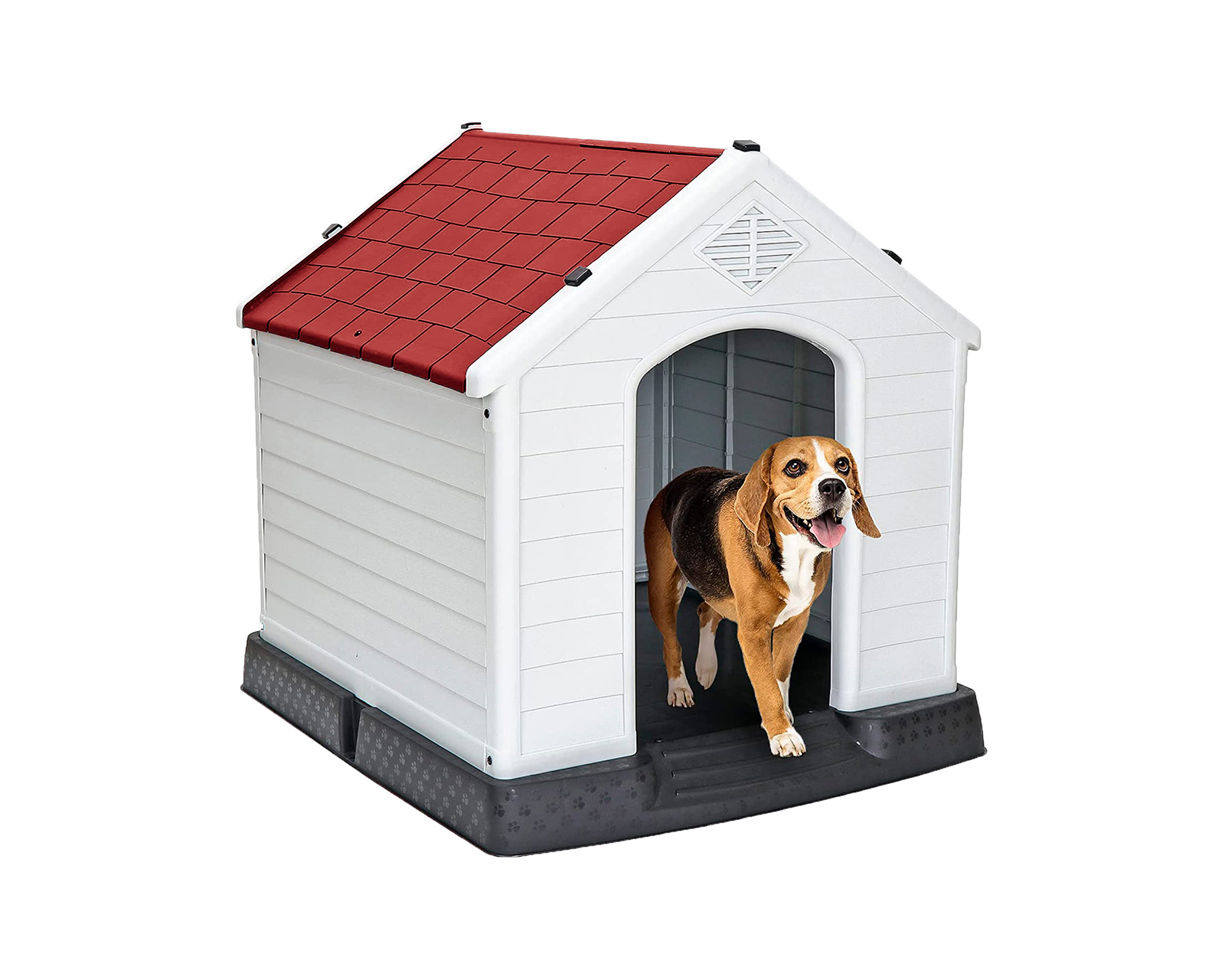 Casa Para Perro Chica Roja Zen