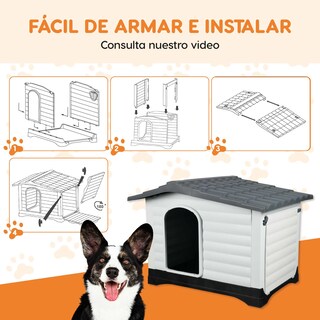 Foto 6 | Casa Mascota Grande Poli Pets Dublín Color Gris