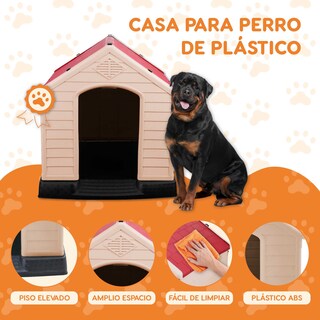 Foto 2 | Casa Mascota Berlín 105x96.5x98.5cm -rojo G