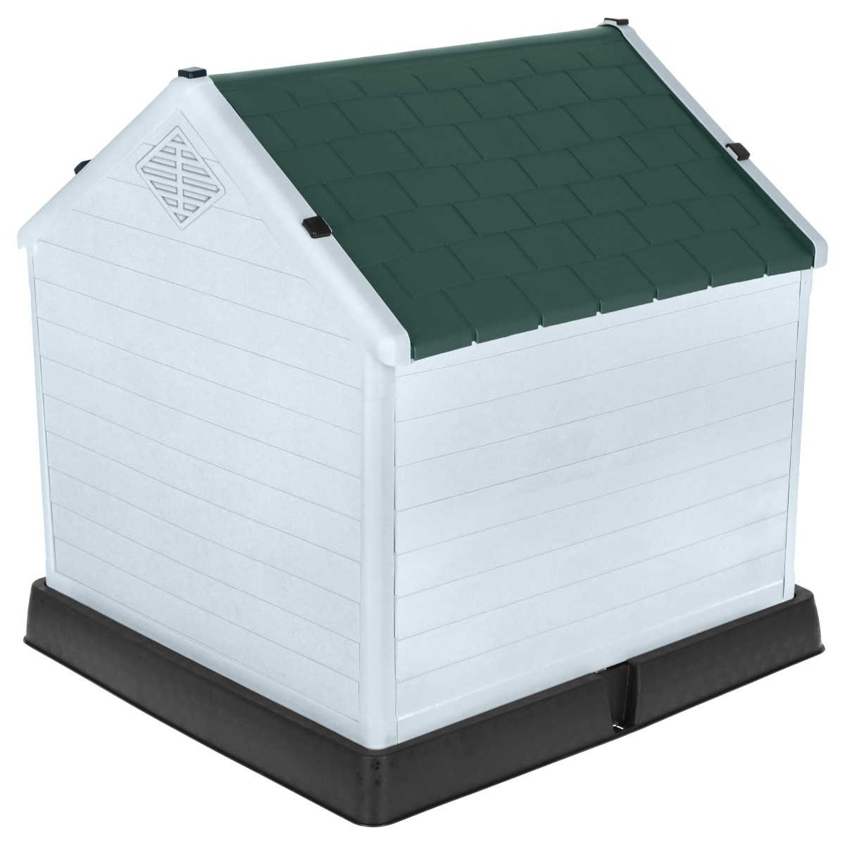 Foto 6 pulgar | Casa Para Perro Mediano/chico Mascoamigo Color Verde  Con Puerta Metálica 70x65x70 Cm