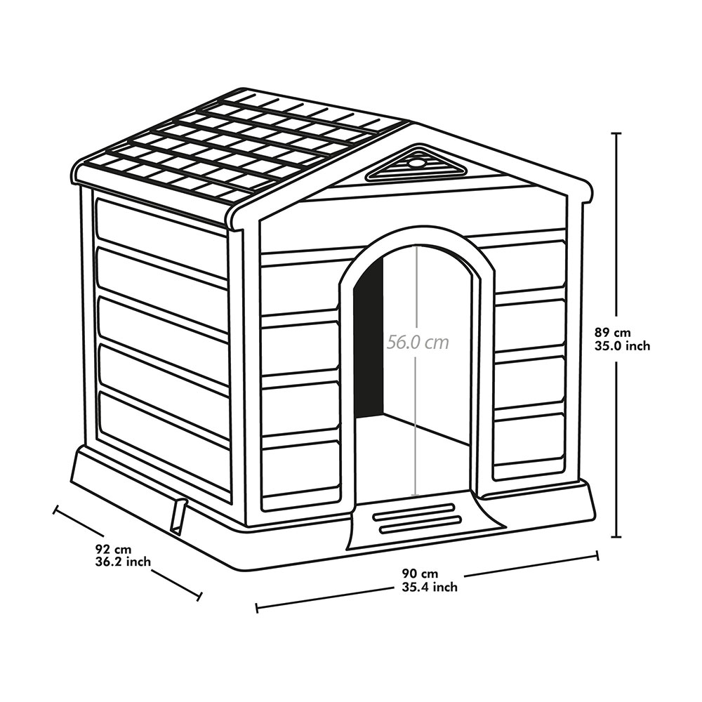 Foto 8 | Casa Hogar Refugio Perro Raza Mediana - Grande Confortable Resistente Rimax