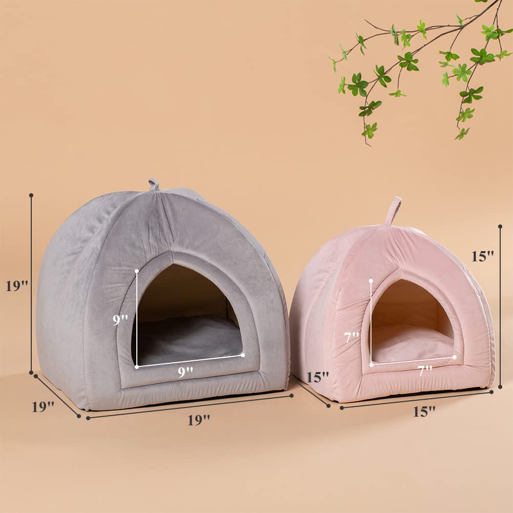 Foto 4 pulgar | Cama Para Gatos Kasentex, Casa 2 En 1 Para Gatos De Interior Con Almohada (alfiler) - Venta Internacional.