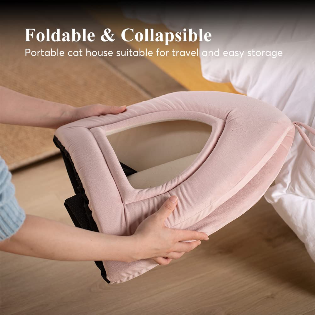 Foto 6 pulgar | Cama Para Gatos Kasentex, Casa 2 En 1 Para Gatos De Interior Con Almohada (alfiler) - Venta Internacional.