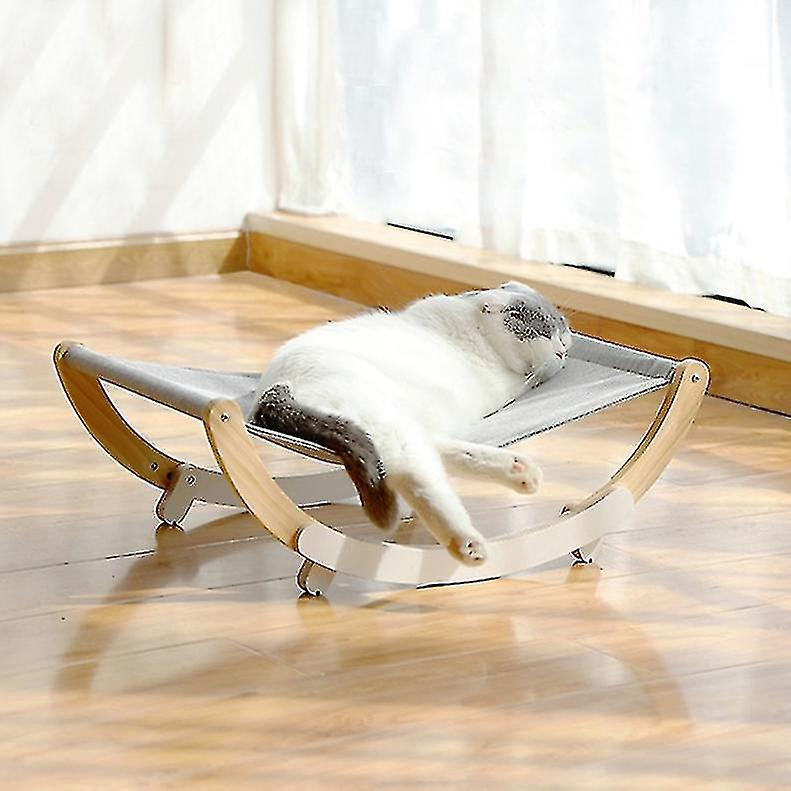 Cama Para Mascotas Bird Cage Bird Baths, Madera Maciza, Para Gatos, Gris - Venta Internacional.