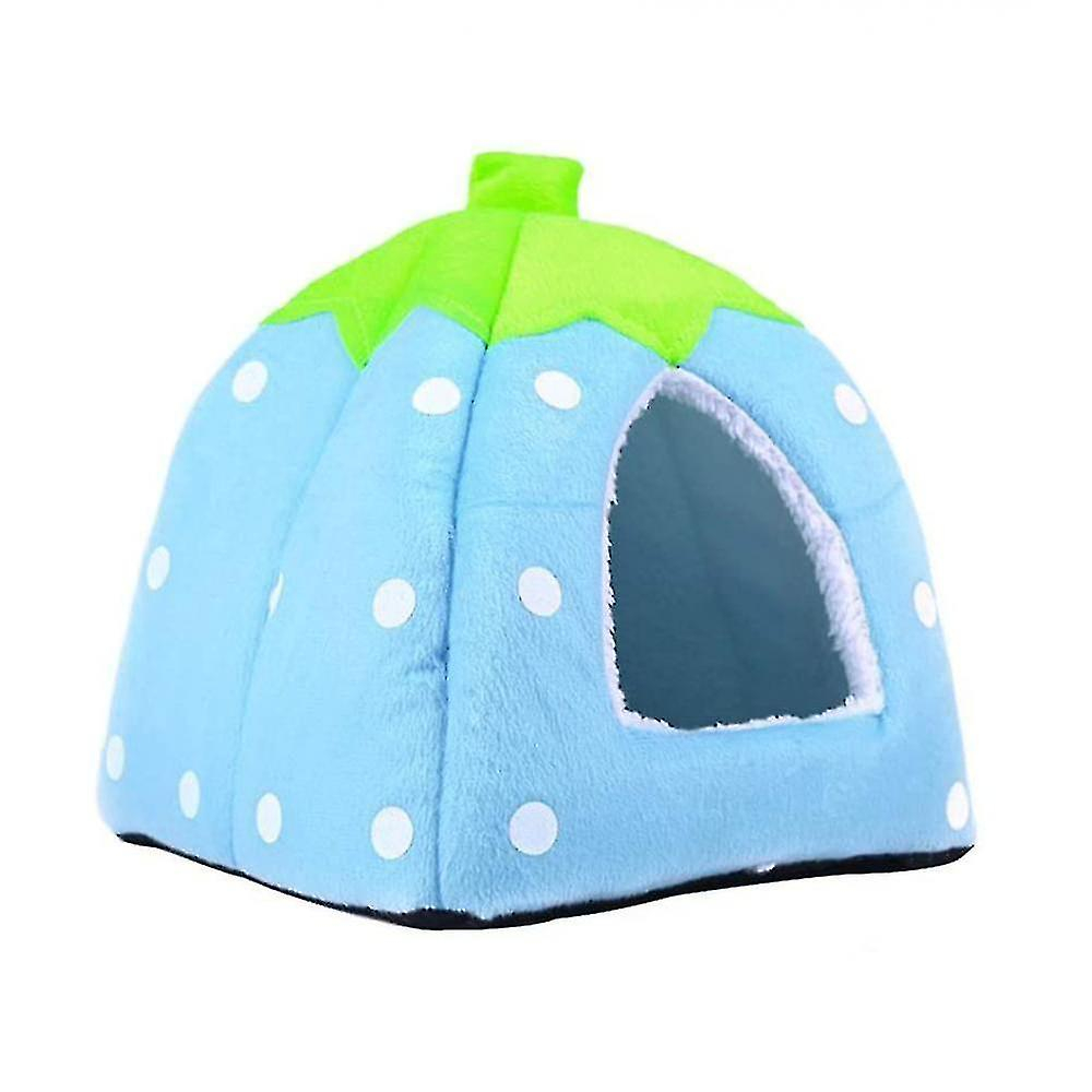Dog House Huoguo, Pequeño Animal, De Invierno, Multifuncional, Azul - Venta Internacional.