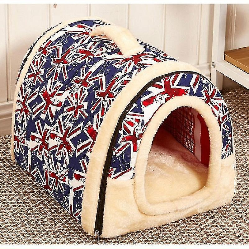 Foto 2 pulgar | Jaula Para Pájaros Con Cama Plegable Para Mascotas, Perros Y Gatos, Tamaño L - Venta Internacional.