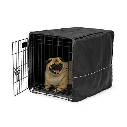 Funda Para Jaulas Para Perros Midwest Homes Para Mascotas, Poliéster Negro - Venta Internacional.