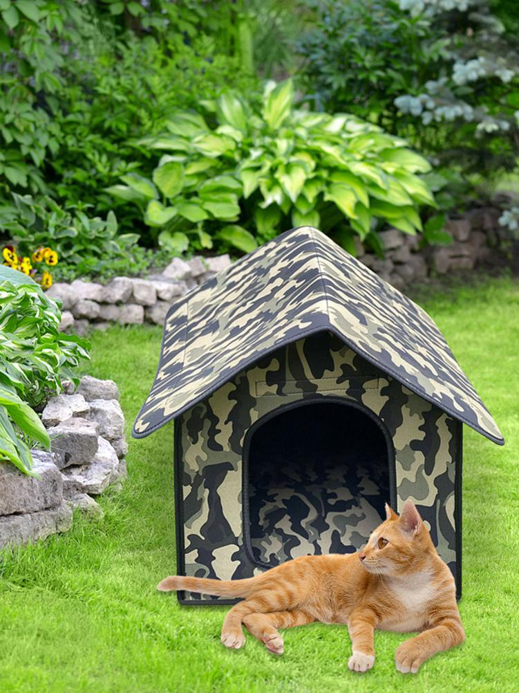 Foto 4 pulgar | Casa Para Mascotas Impermeable Al Aire Libre, Refugio Para Gatos, Casa Para Perros - Venta Internacional.