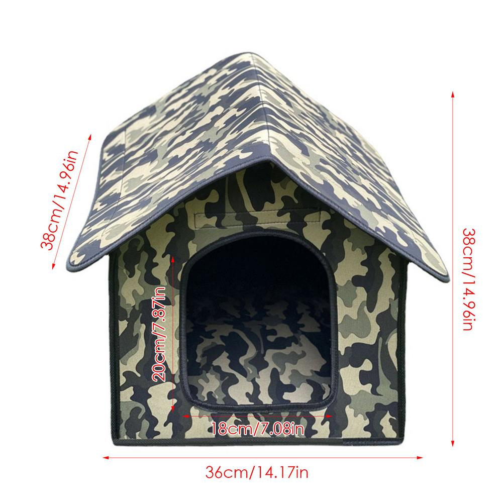 Foto 5 pulgar | Casa Para Mascotas Impermeable Al Aire Libre, Refugio Para Gatos, Casa Para Perros - Venta Internacional.