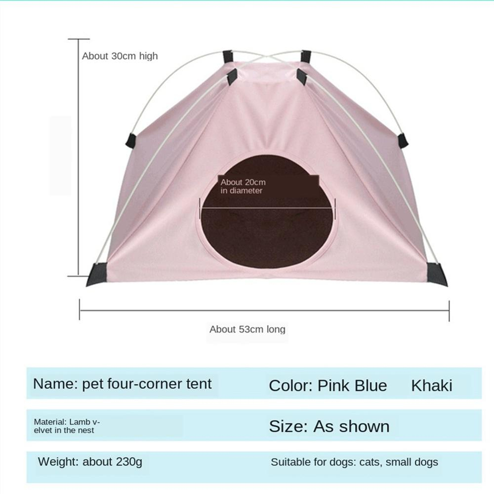Foto 4 pulgar | Carpa Para Mascotas Sanlin Beans, Portátil, Para Gatos, Exterior, Rosa - Venta Internacional.