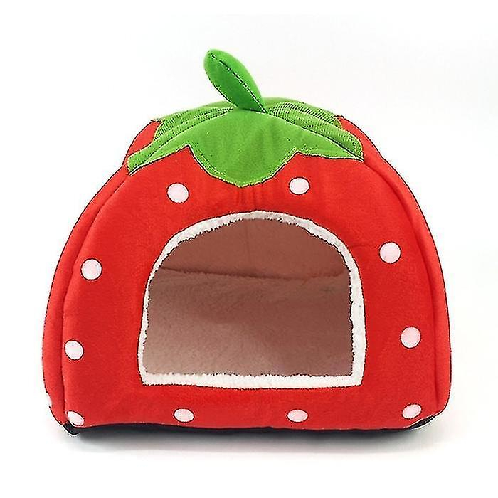 Foto 3 pulgar | Casa Plegable Para Mascotas Huoguo Strawberry Con Forma De Jaula Para Pájaros - Venta Internacional.