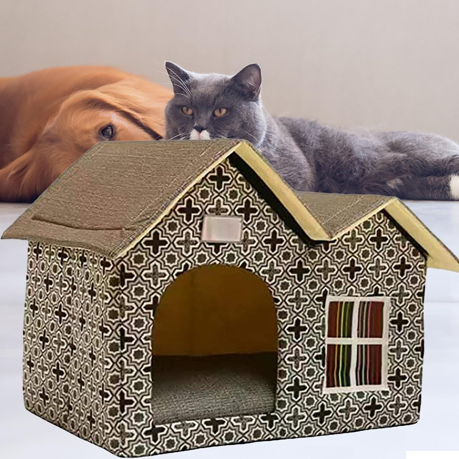 Casa Para Gatos Pet House Para Exteriores E Interiores, A Prueba De Invierno - Venta Internacional.