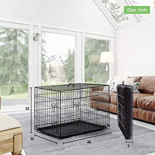 Foto 7 | Jaula Para Perros Grandes Bestpet, 122 Cm, Para Exteriores, Con Separador - Venta Internacional.
