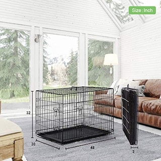 Foto 7 | Jaula Para Perros Grandes Bestpet, 122 Cm, Para Exteriores, Con Separador - Venta Internacional.