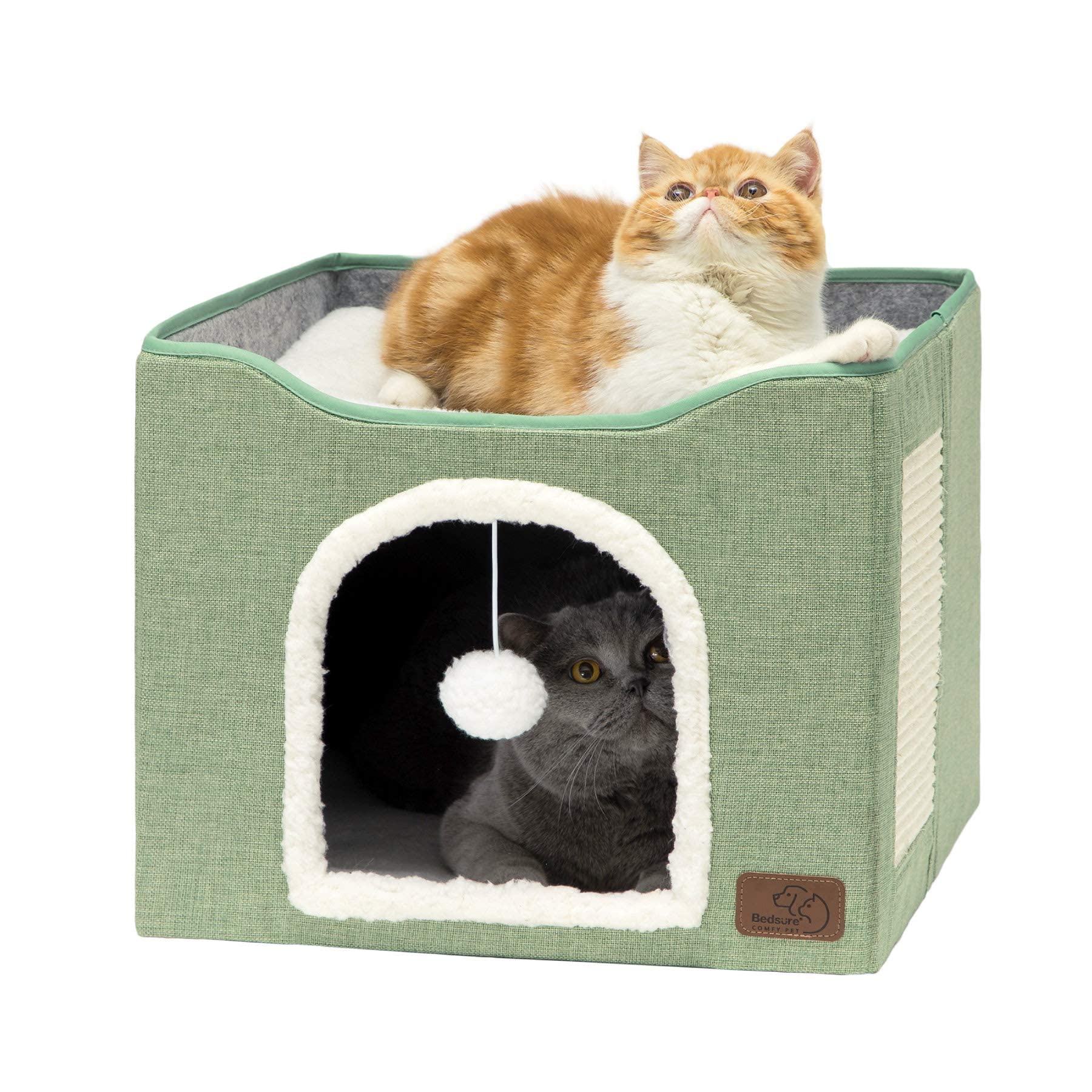 Foto 1 | Cama Para Gatos Bedsure Cat Cave Para Gatos De Interior, Tamaño Grande - Venta Internacional.