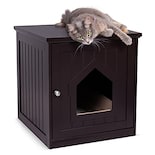 Casa Para Gatos Y Mesa Auxiliar Birdrock, Casa Decorativa Para Gatos - Venta Internacional.