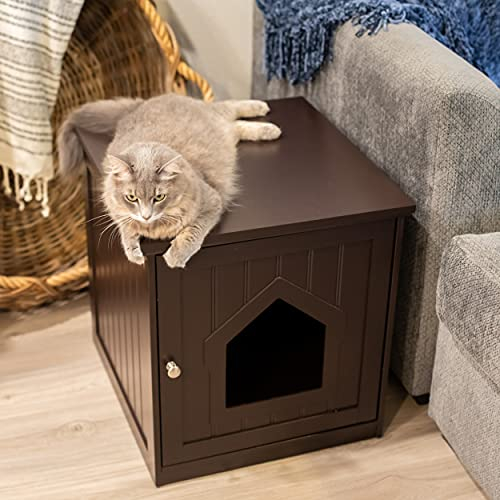 Foto 4 | Casa Para Gatos Y Mesa Auxiliar Birdrock, Casa Decorativa Para Gatos - Venta Internacional.