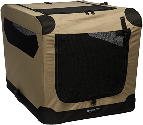 Jaula De Viaje Para Perros Amazon Basics, Plegable, Pequeña - Venta Internacional.