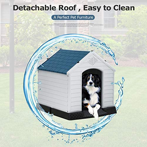 Foto 7 pulgar | Caseta Para Mascotas Dog House Bestpet Para Interiores Y Exteriores, 70 Cm, Con Ventilación - Venta Internacional.