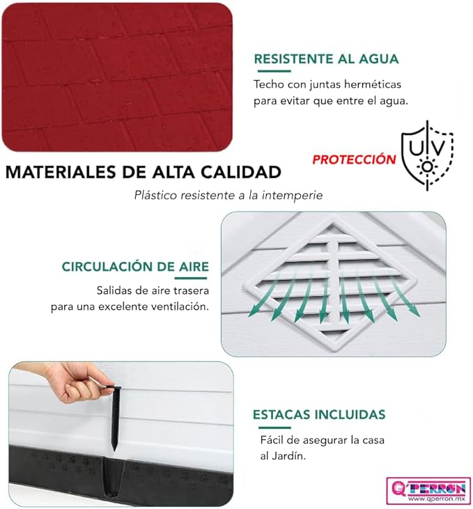 Foto 5 pulgar | Casa Para Perro Q Perron Comoda Y Segura Para Raza Chica
