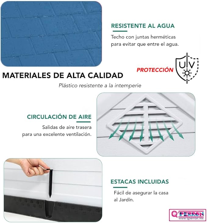 Foto 5 | Casa Q Perron para Perro Grande Resistente al Agua