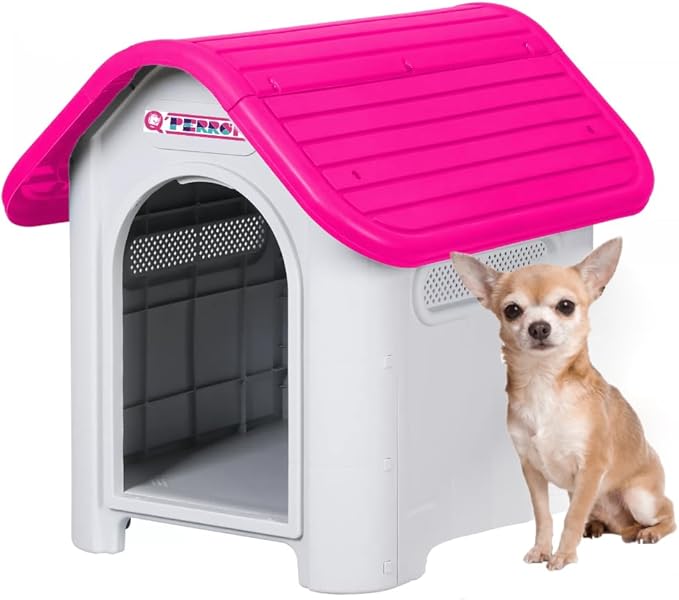 Casa Q Perron Con Piso Elevado Para Raza Chica
