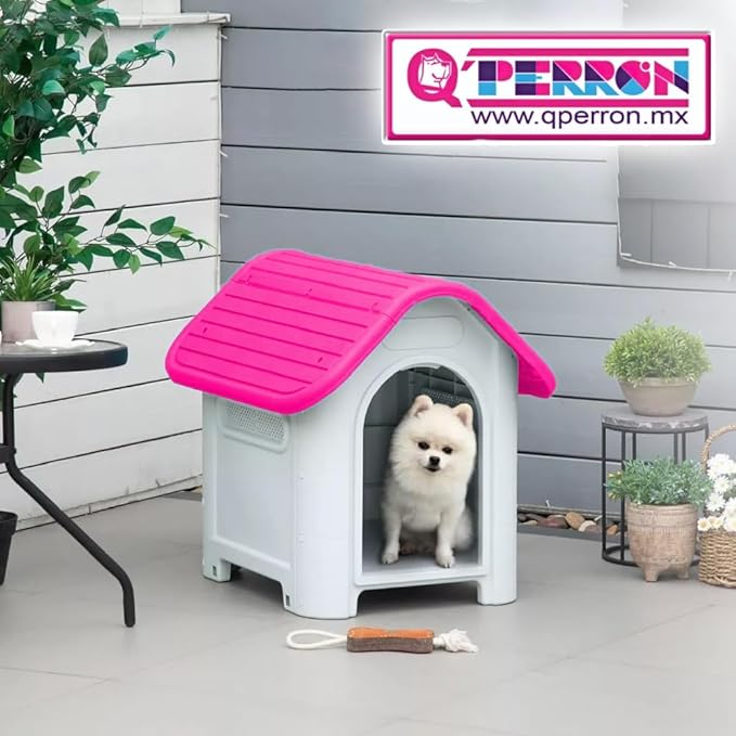 Foto 4 pulgar | Casa Q Perron Con Piso Elevado Para Raza Chica