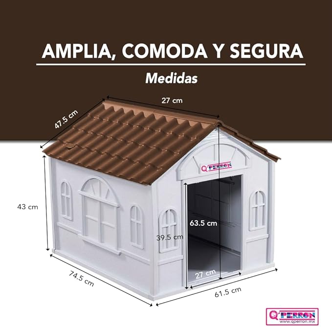 Foto 3 pulgar | Casa Q Perron para Mascotas de Raza Chica