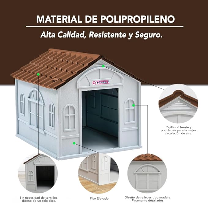 Foto 4 pulgar | Casa Q Perron para Mascotas de Raza Chica