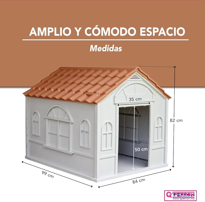 Foto 4 pulgar | Casa Q Perron Termica Para Perro Raza Grande
