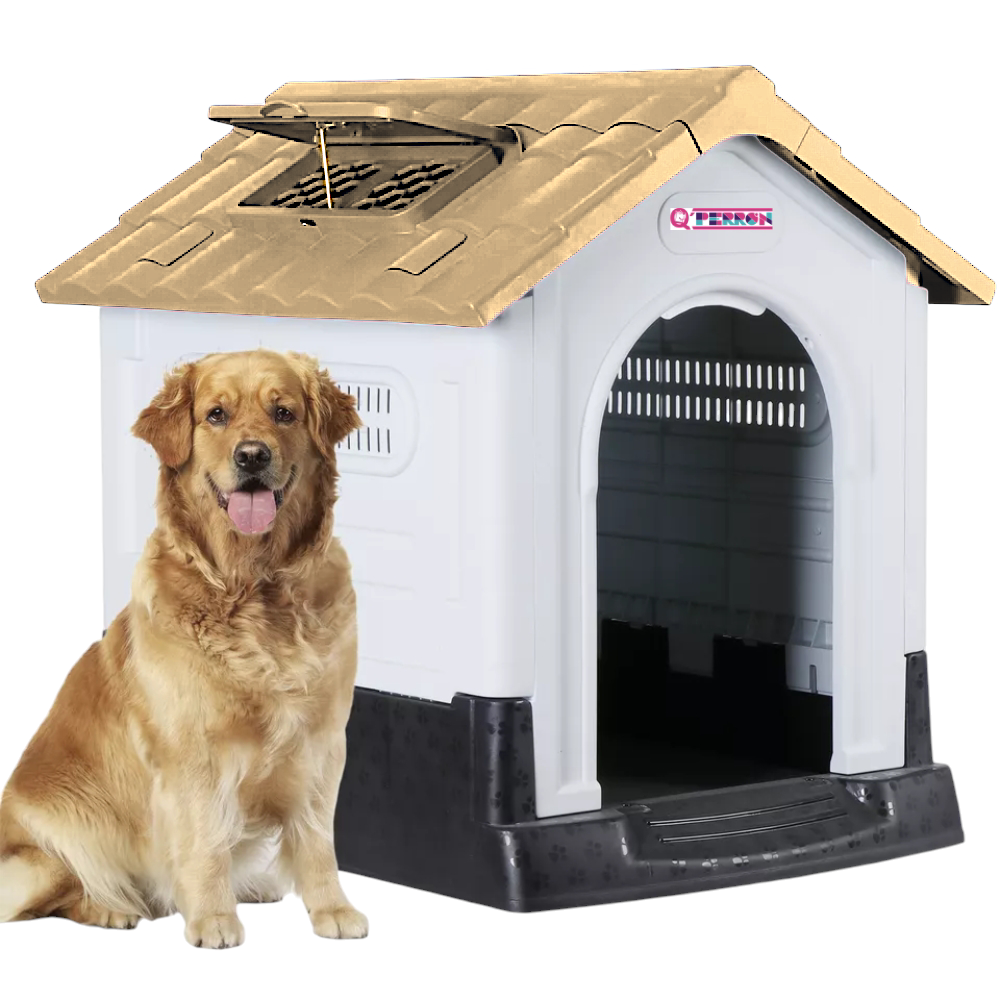 Foto 4 pulgar | Casa Q Perron Para Perro Grande Color Beige