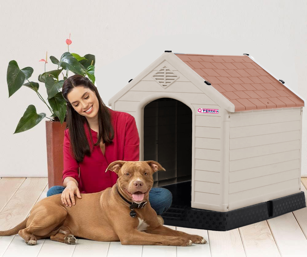 Foto 5 | Casa Q Perron Para Perro Grande Color Terracota