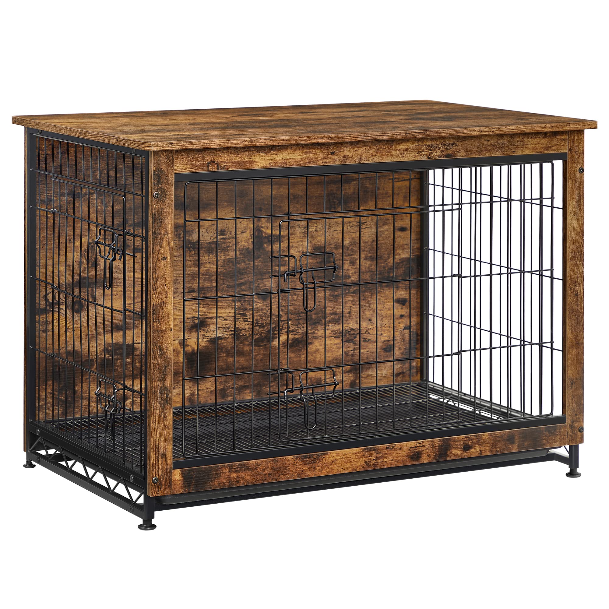 Mesa Auxiliar Dog Crate Furniture Feandrea Para Perros, 70 Libras