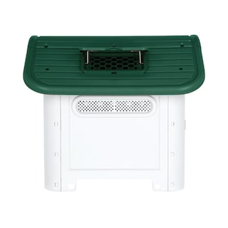 Foto 6 | Casa para Perros Medianos - Chicos MascoAmigo Verde con Puerta Metálica-Térmica 74x47x66 cm