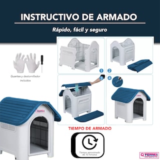 Foto 4 | Casa Q Perron Para Para Perro Piso Elevado