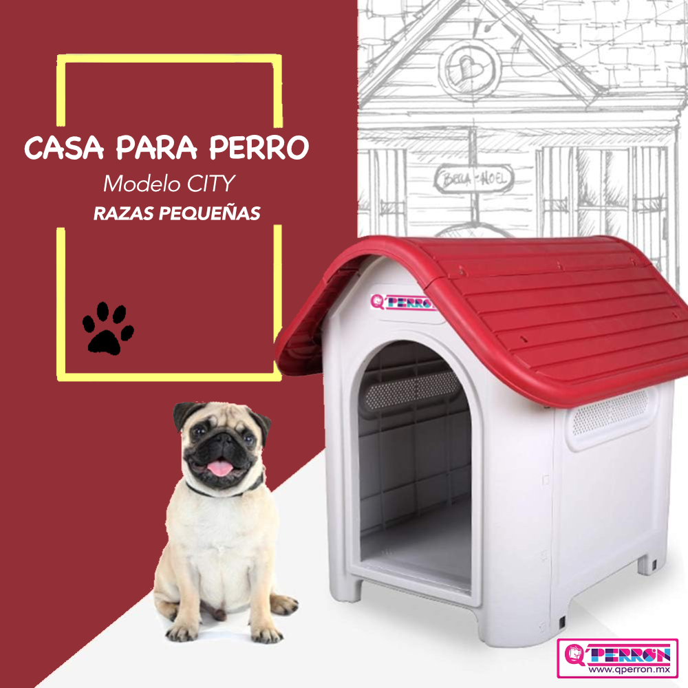 Foto 3 pulgar | Casa Para Mascotas Raza Chica Con Piso Elevado