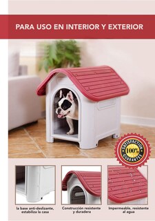 Foto 4 | Casa Para Mascotas Raza Chica Con Piso Elevado