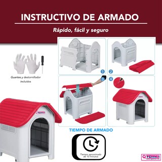 Foto 6 | Casa Para Mascotas Raza Chica Con Piso Elevado