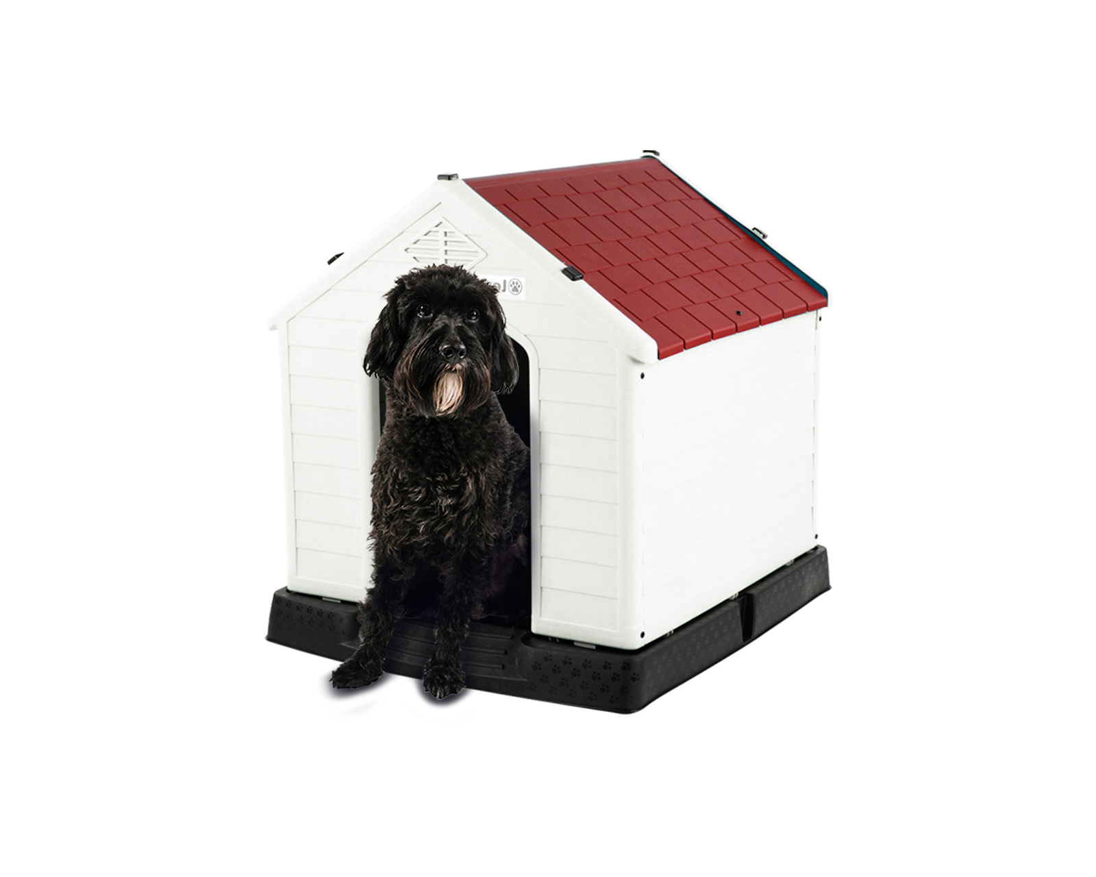Casa De Perro Mediana Roja Zen