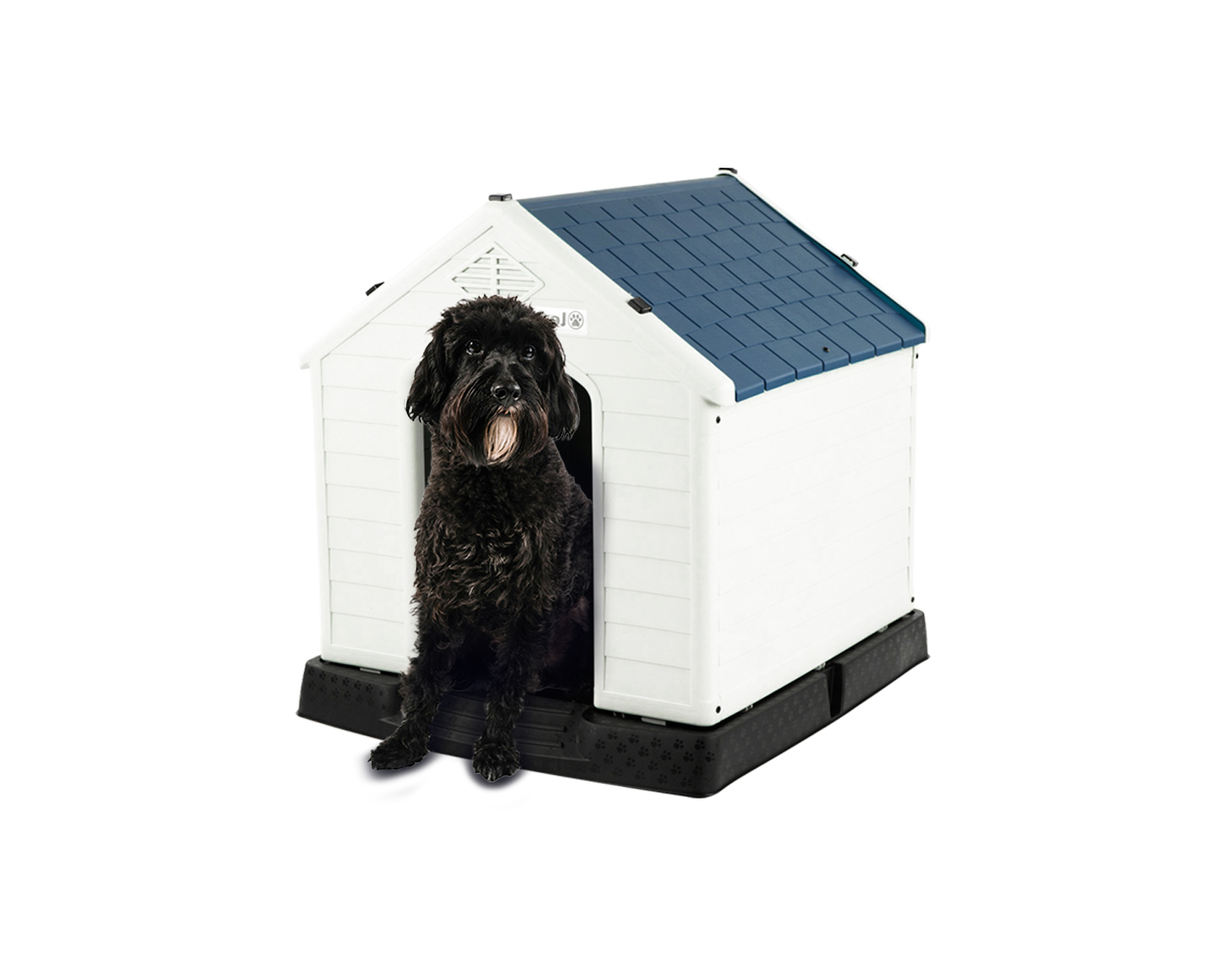 Casa De Perro Mediana Azul Zen