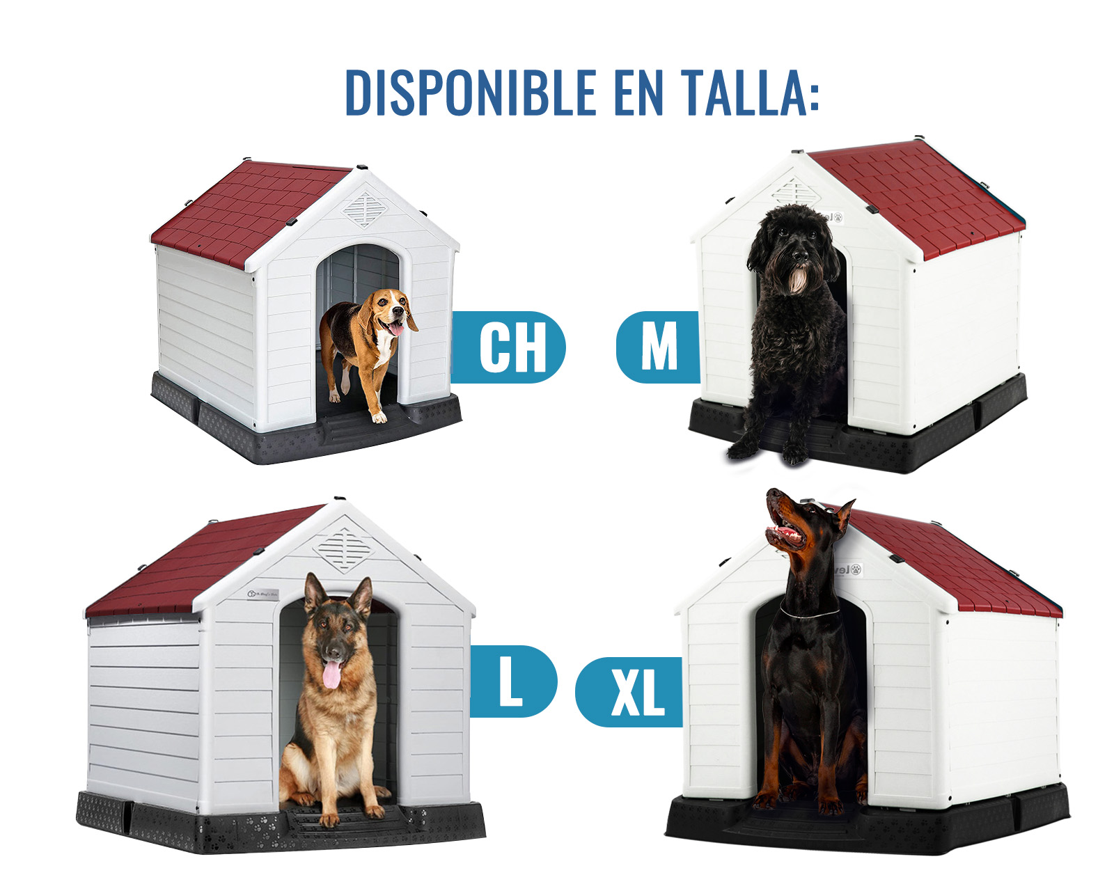 Foto 4 pulgar | Casa De Perro Extra Grande Roja Zen
