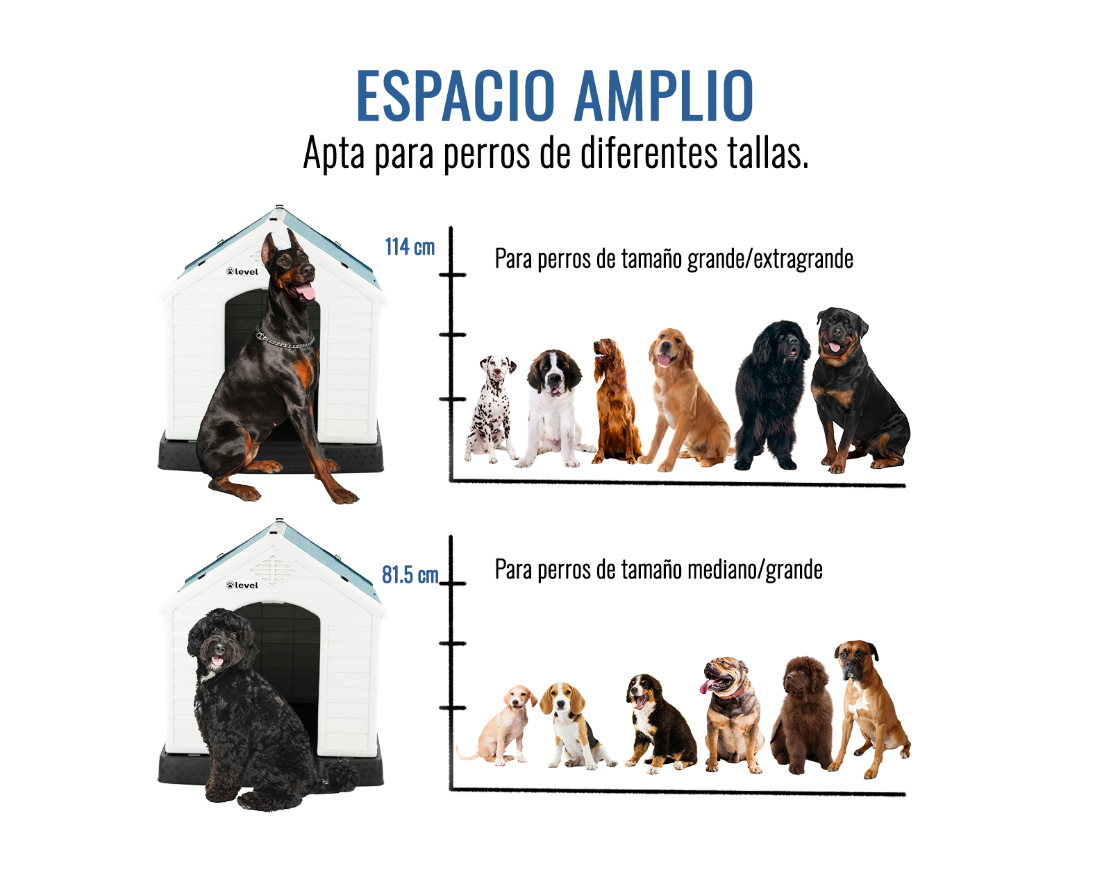 Foto 3 pulgar | Casa De Perro Extra Grande Azul Zen