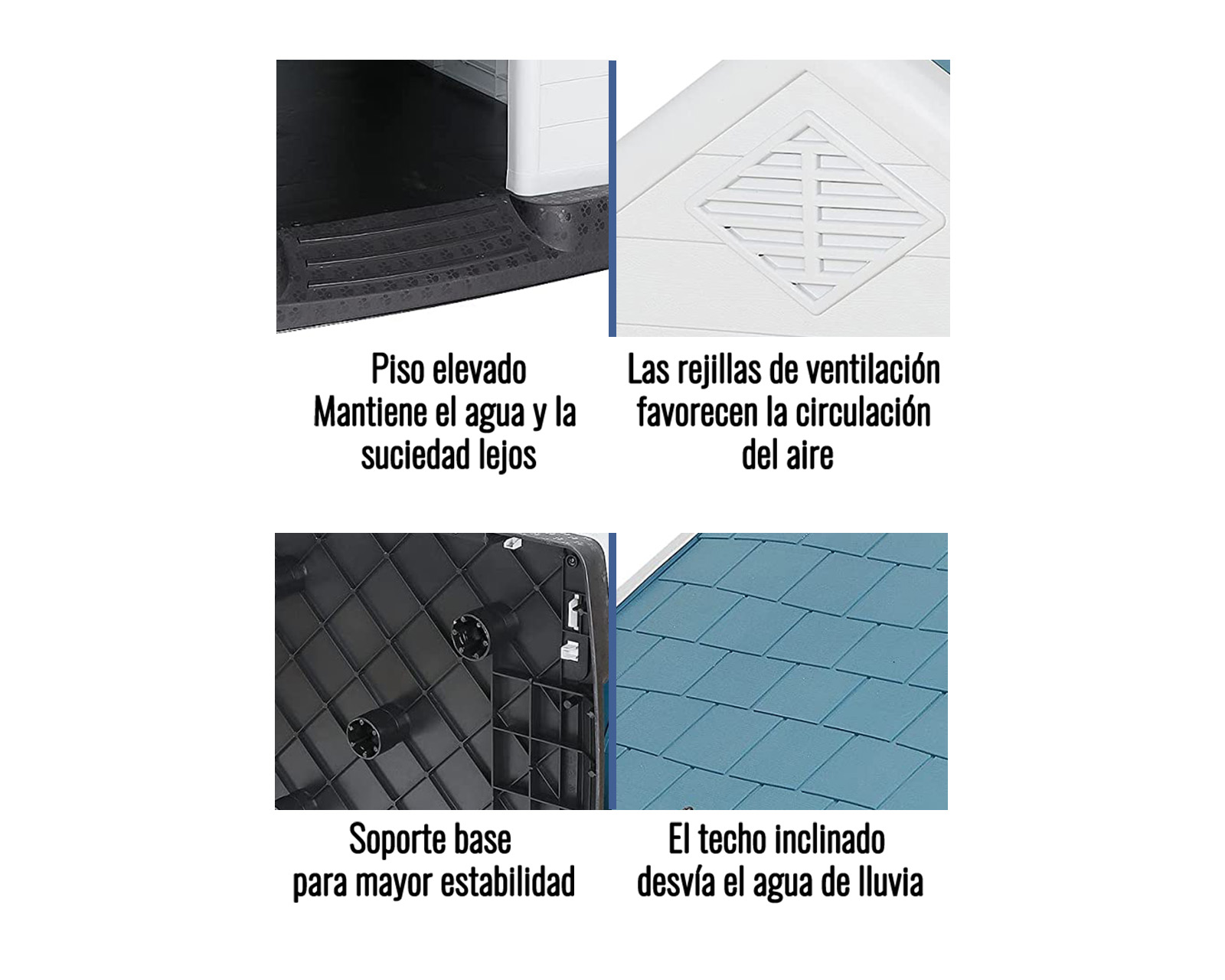 Foto 7 | Casa De Perro Extra Grande Azul Zen