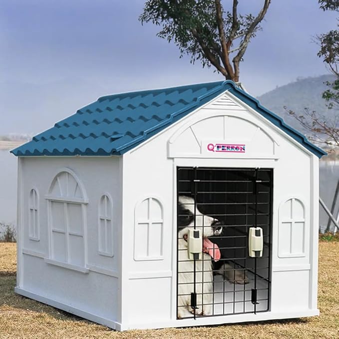Foto 6 pulgar | Casa Para Perro Q Perrón Azul Impermeable
