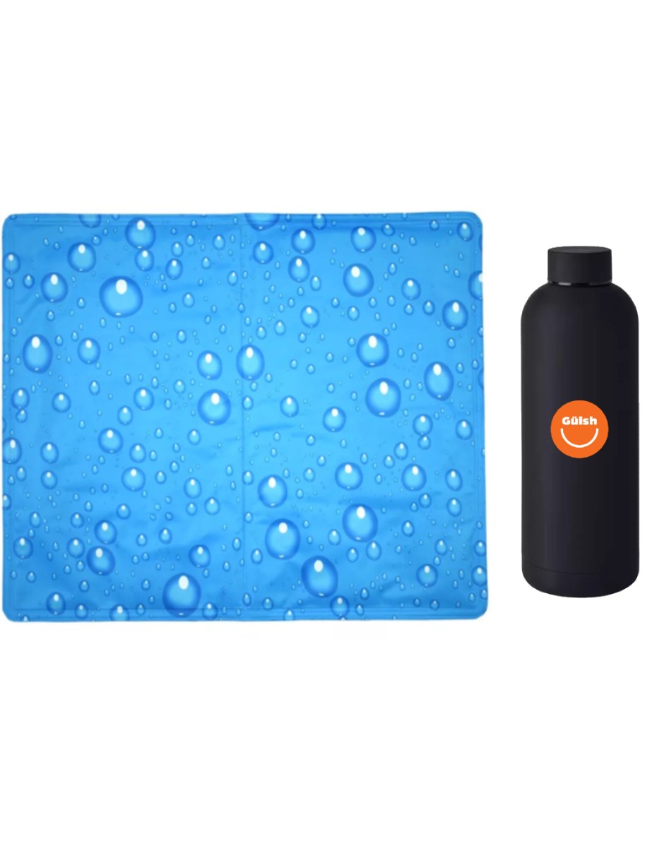 Tapete Refrescante Para Perro +termo De Agua De Regalo Güish