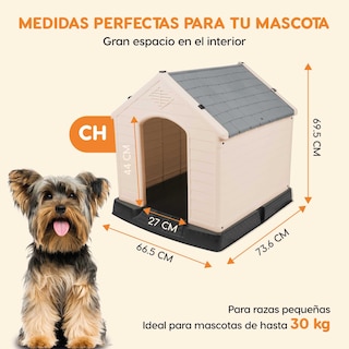 Foto 3 | Casa para Perro Poli Pets Quebec Chica Color Gris