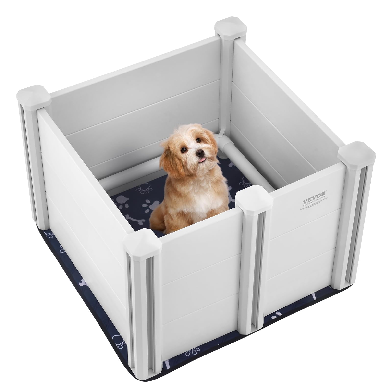 Foto 1 | Whelping Box Vevor Para Perros, Corrales Para Cachorros, Color Blanco - Venta Internacional.