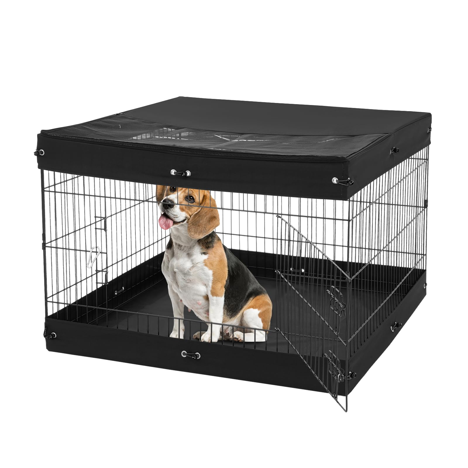 Foto 1 | Parque Infantil Para Perros Vevor, 4 Paneles, 60 X 90 Cm, Metal Para Interiores Y Exteriores - Venta Internacional.