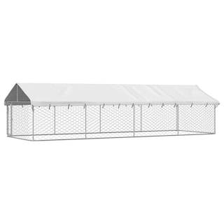 Foto 1 | Caseta Exterior Para Perros Vidaxl Con Techo 236,2 X 78,7 X 59,1 Cm - Venta Internacional.
