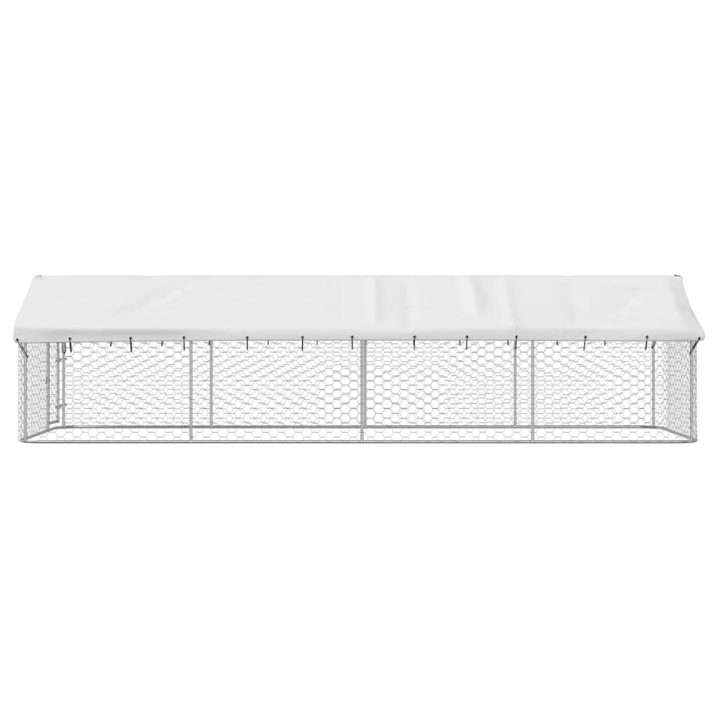 Foto 5 pulgar | Caseta Exterior Para Perros Vidaxl Con Techo 236,2 X 78,7 X 59,1 Cm - Venta Internacional.